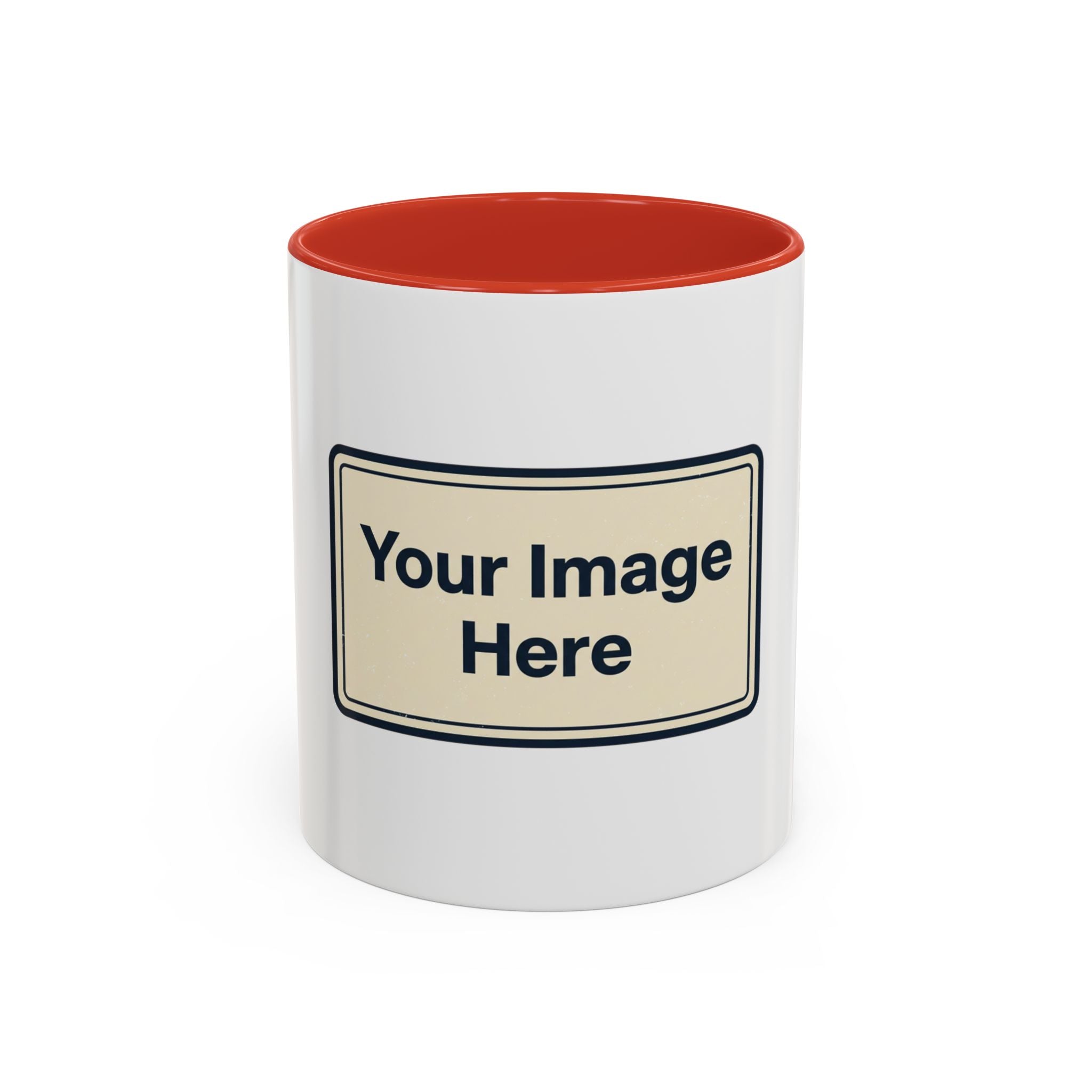Custom Accent Coffee Mug — Personalized Image & Text Photo Mug (11/15 oz)