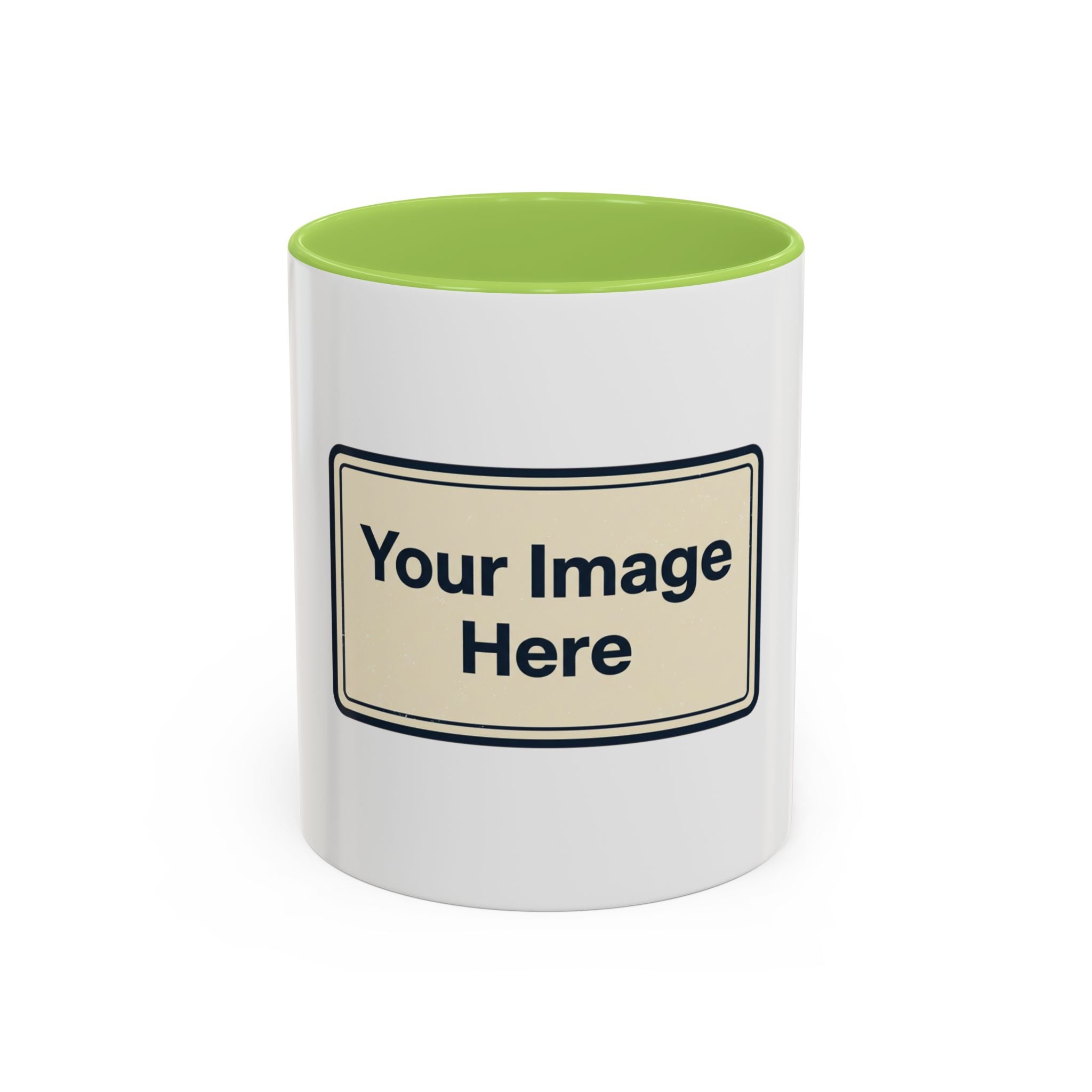 Custom Accent Coffee Mug — Personalized Image & Text Photo Mug (11/15 oz)