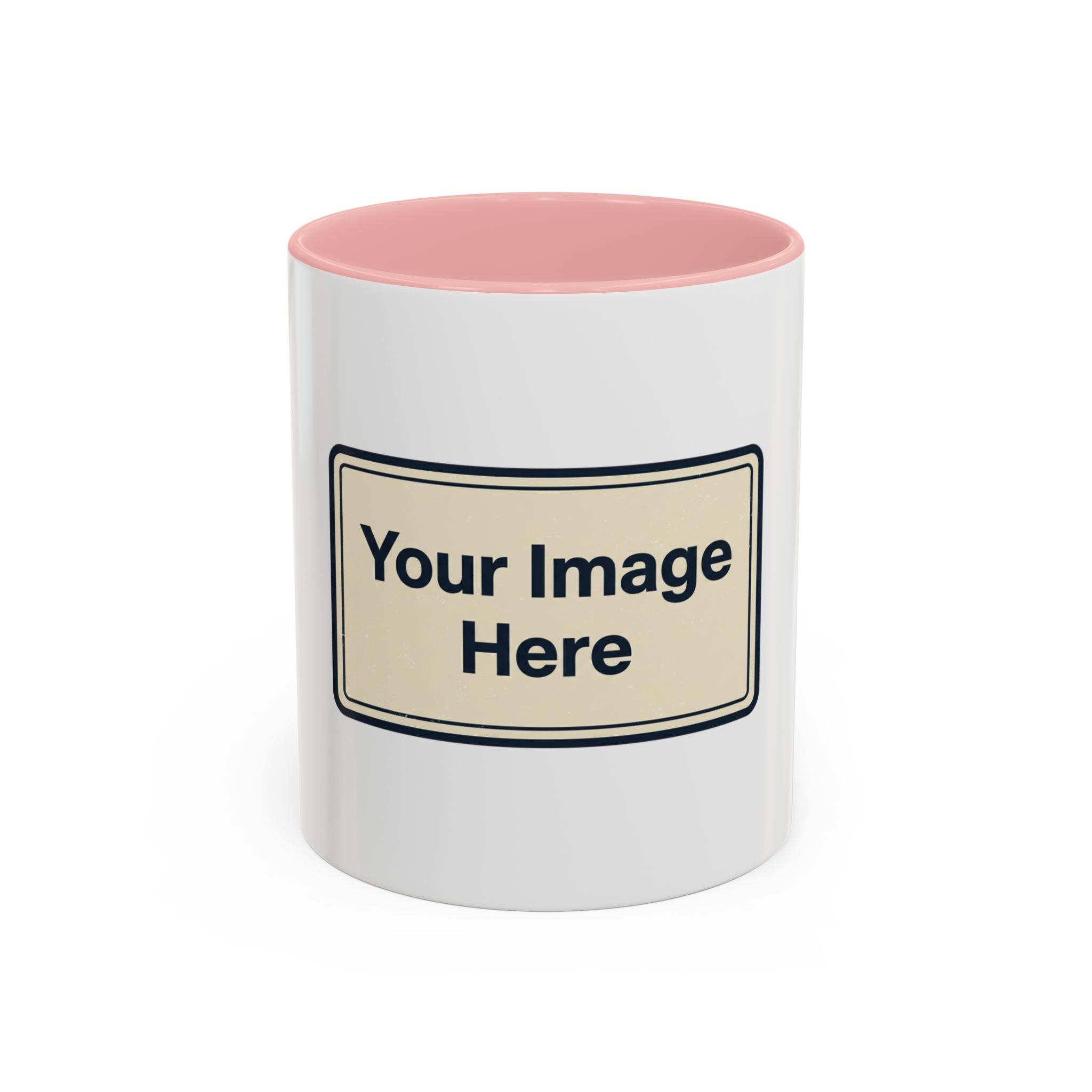 Custom Accent Coffee Mug — Personalized Image & Text Photo Mug (11/15 oz)