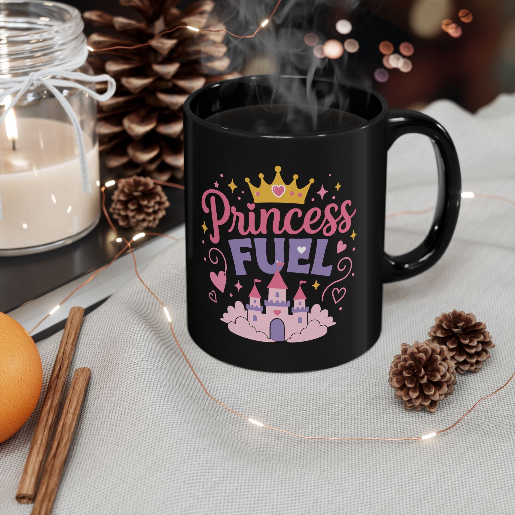 Premium Custom Black Mug – Glossy Ceramic Coffee Cup (11oz & 15oz)