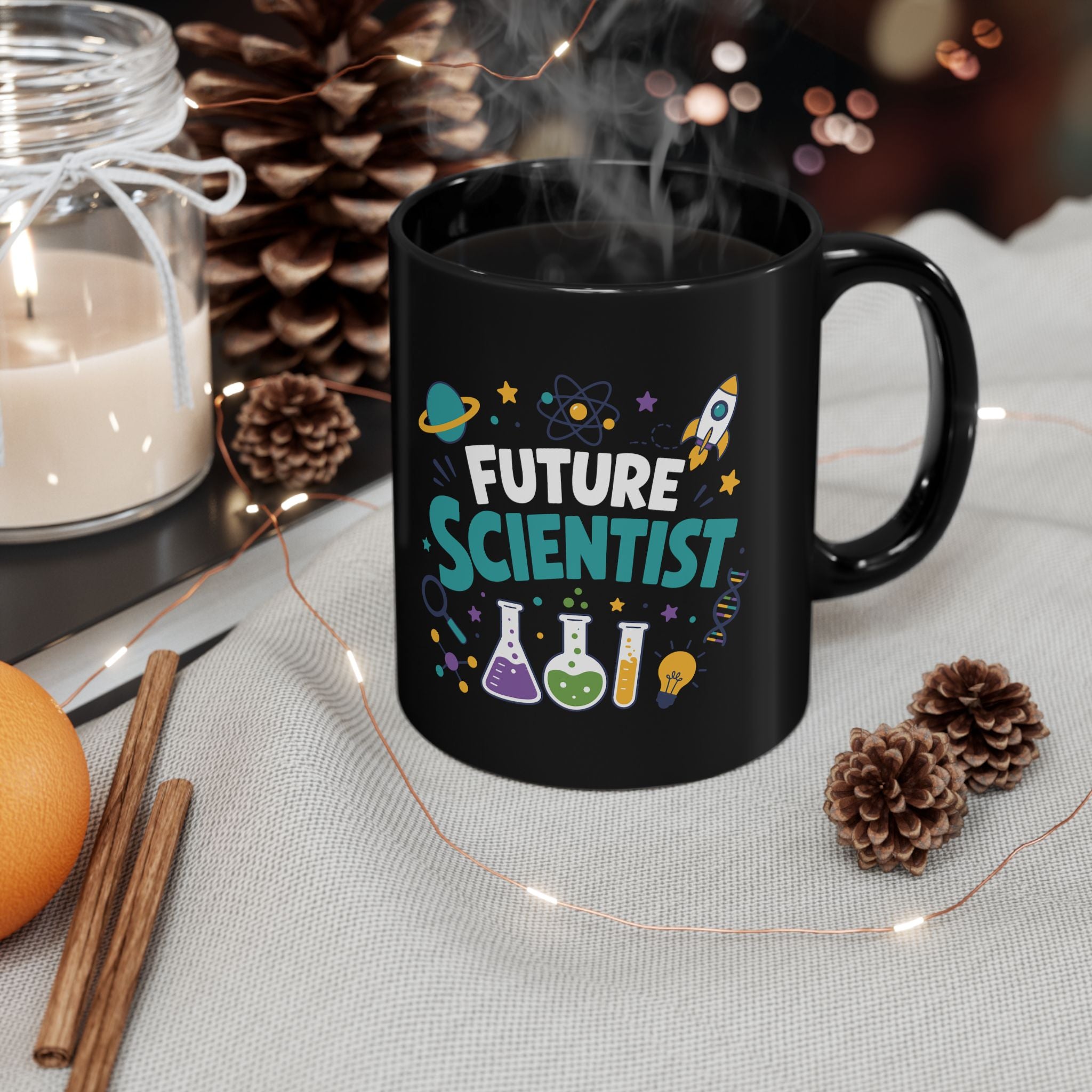 Premium Custom Black Mug – Glossy Ceramic Coffee Cup (11oz & 15oz)