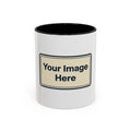 Custom Accent Coffee Mug — Personalized Image & Text Photo Mug (11/15 oz)