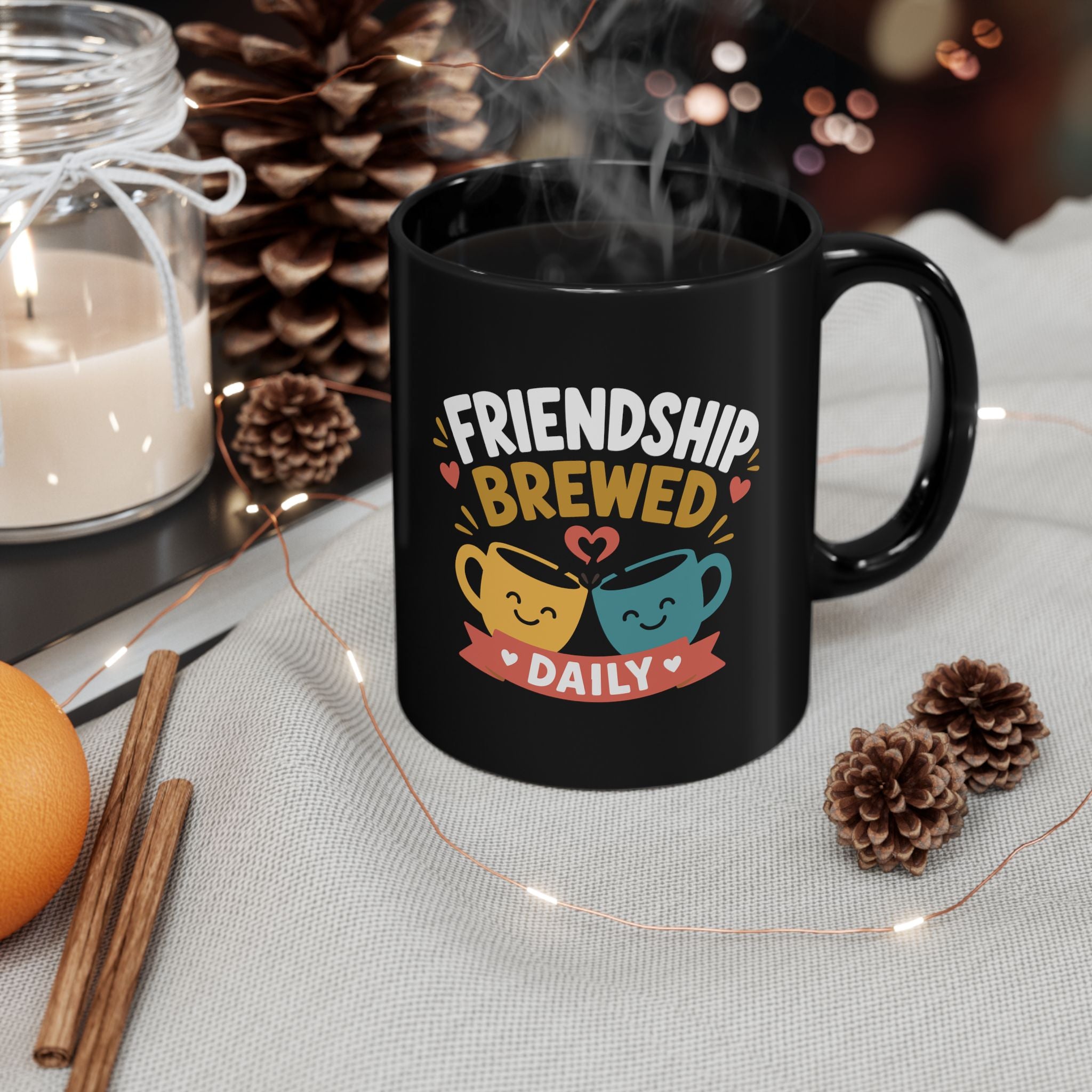 Premium Custom Black Mug – Glossy Ceramic Coffee Cup (11oz & 15oz)