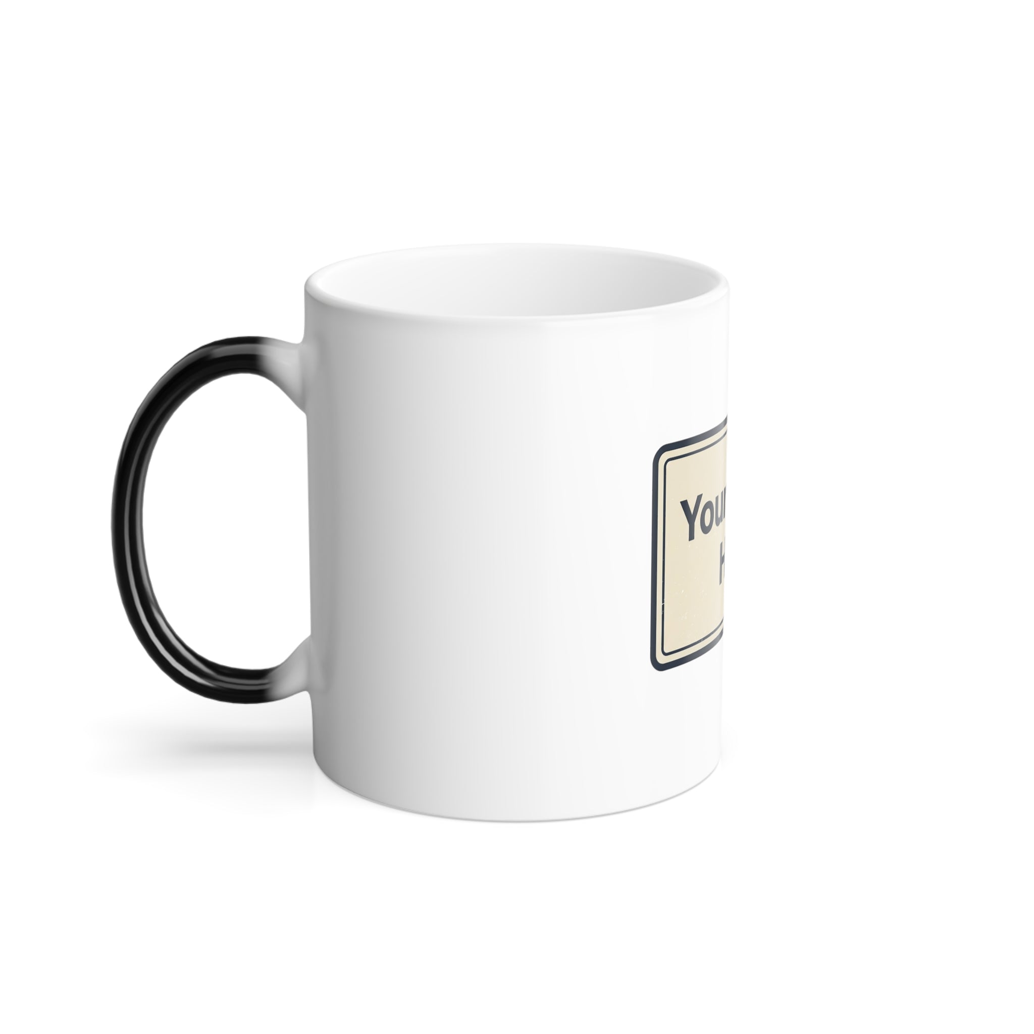 Color Morphing Mug – Personalized 11oz Heat Reveal Coffee Cup (Your Image Here)