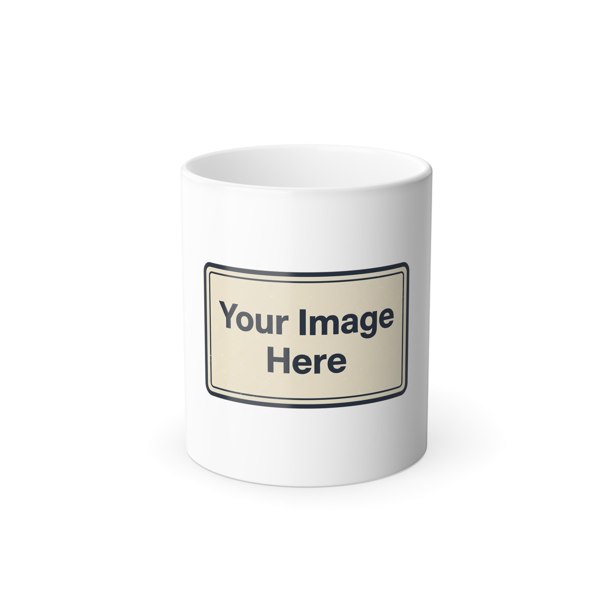 Color Morphing Mug – Personalized 11oz Heat Reveal Coffee Cup (Your Image Here)