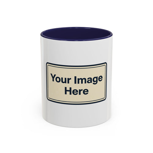 Custom Accent Coffee Mug — Personalized Image & Text Photo Mug (11/15 oz)