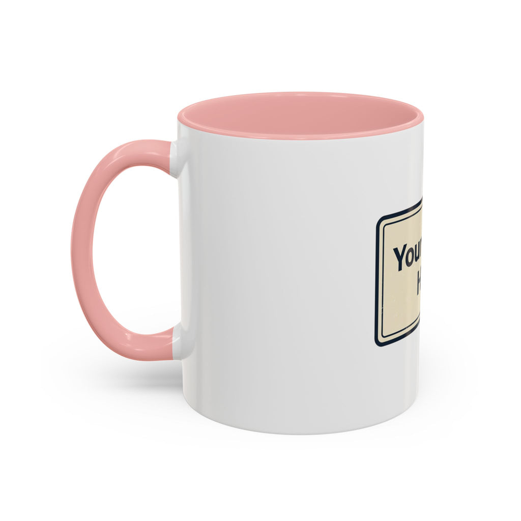 Custom Accent Coffee Mug — Personalized Image & Text Photo Mug (11/15 oz)