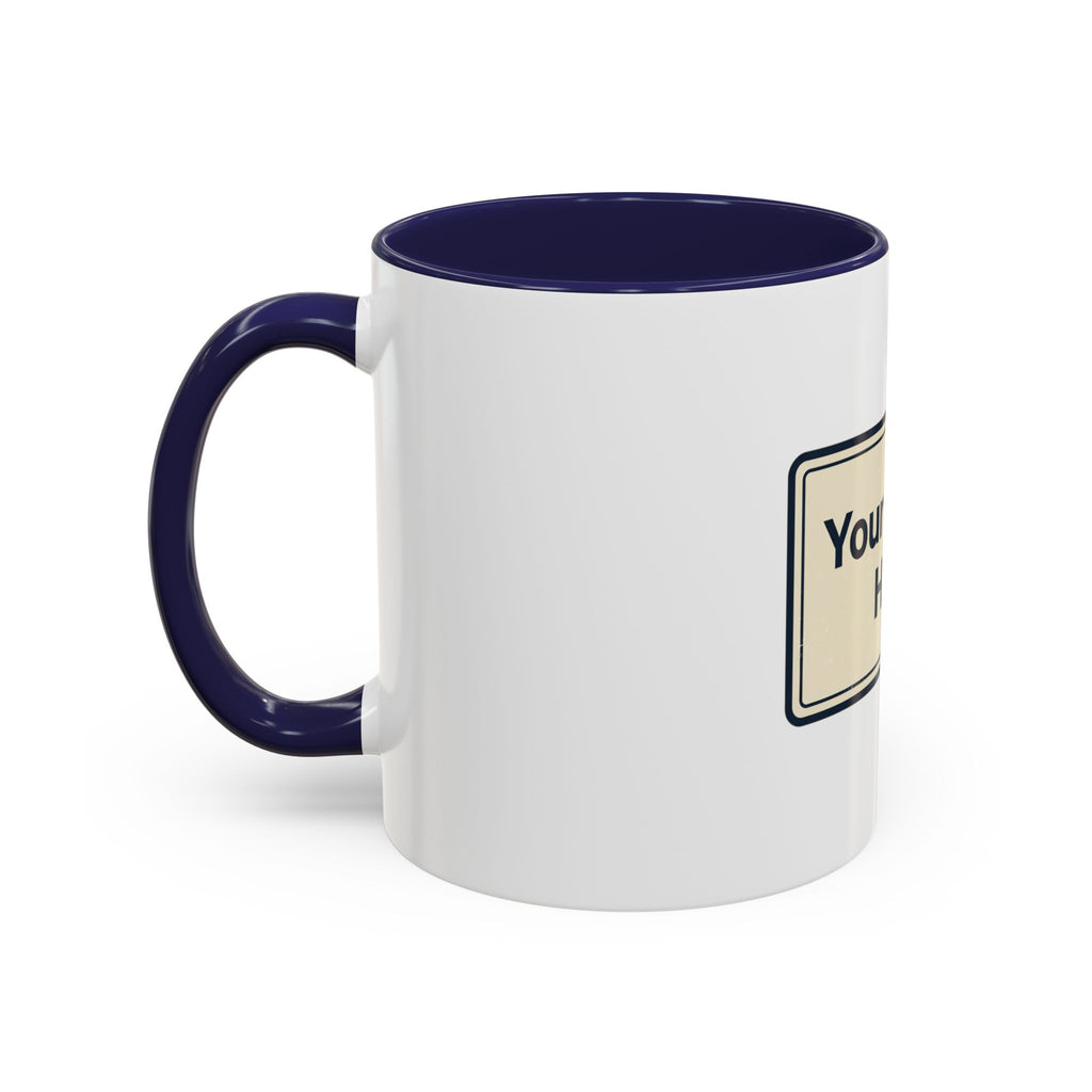 Custom Accent Coffee Mug — Personalized Image & Text Photo Mug (11/15 oz)