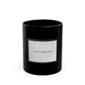 Black Photo Mug – Customizable 11oz or 15oz Coffee Cup